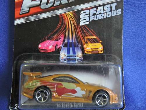 Hot Wheels Fast and Furious TOYOTA SUPRA (2 Fast 2 Furious Gold)