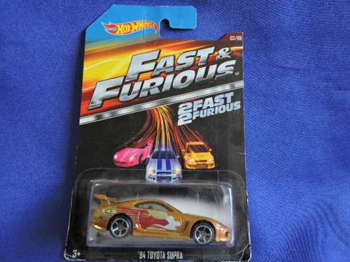 Hot Wheels Fast and Furious TOYOTA SUPRA (2 Fast 2 Furious Gold)