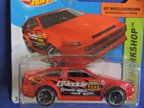 Hot Wheels TOYOTA AE-86 Corolla (CR Reddy Red)