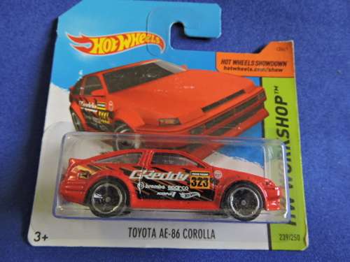 Hot Wheels TOYOTA AE-86 Corolla (CR Reddy Red)
