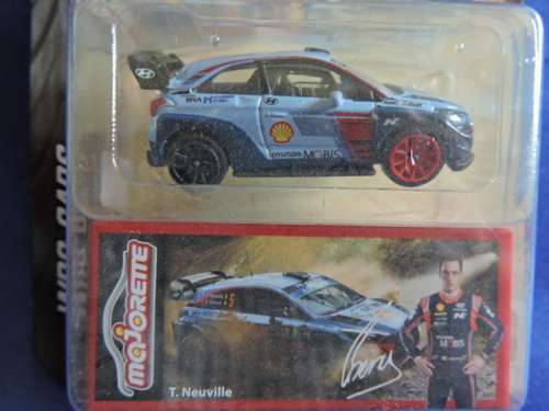 Majorette HYUNDAI i20 Coupe WRC Mint In Box Full metal with Real Riders Imported like Hot Wheels..