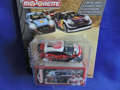Majorette Citroen C3 WRC Mint In Box Full metal with Real Riders Imported like Hot Wheels..