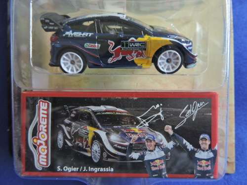 Majorette Ford Fiesta WRC Mint In Box Full metal with Real Riders Imported like Hot Wheels..