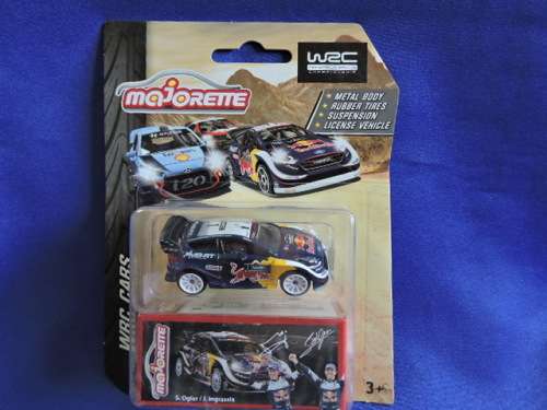 Majorette Ford Fiesta WRC Mint In Box Full metal with Real Riders Imported like Hot Wheels..