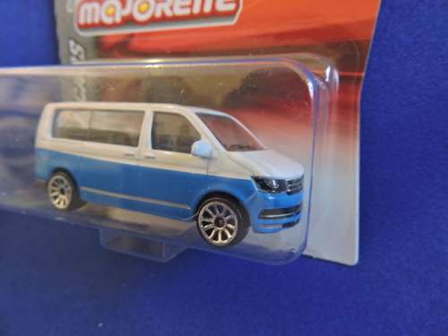 Majorette Volkswagen VW Kombi T6 Multivan (Blue and White) like Hot Wheels..