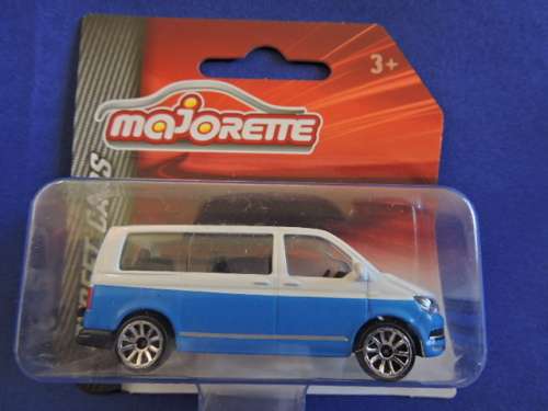 Majorette Volkswagen VW Kombi T6 Multivan (Blue and White) like Hot Wheels..