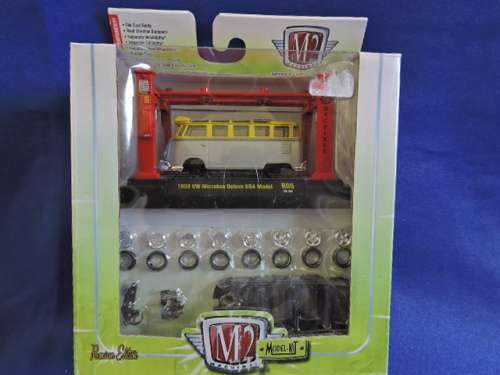 M2 Machines Volkswagen VW Microbus Delux USA Model Kit like Hot Wheels