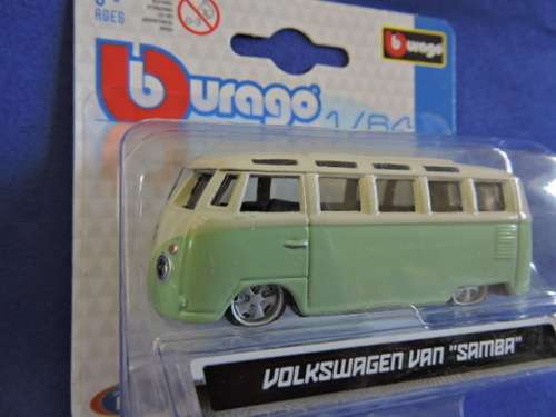 Burago Volkswagen VW Kombi van Samba like Hot Wheels