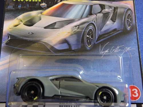Hot Wheels Boulevard series FORD GT full metal with Real Riders........