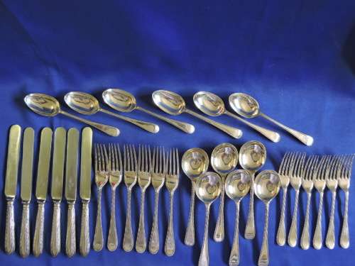 Sterling Silver 30pc Cutlery Set Hallmarked Top quality Walker and Hall