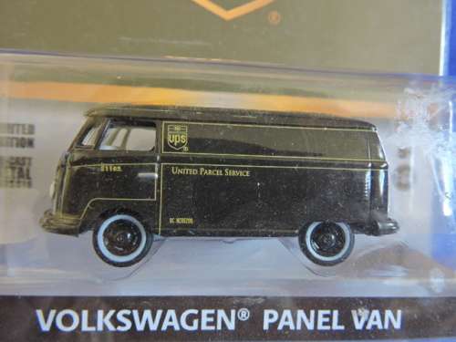 Greenlight Volkswagen VW Panel Van ( UPS  Black ) like Hot Wheels