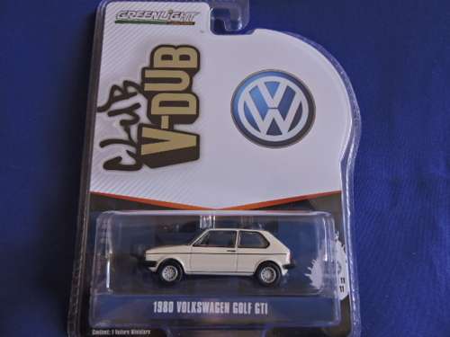 Greenlight Volkswagen VW GOLF GTi  Club V-Dub ( White ) like Hot Wheels