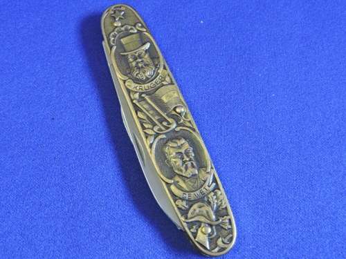 Vintage Paul Kruger DeWet pocket knife - INOX Solingen Germany