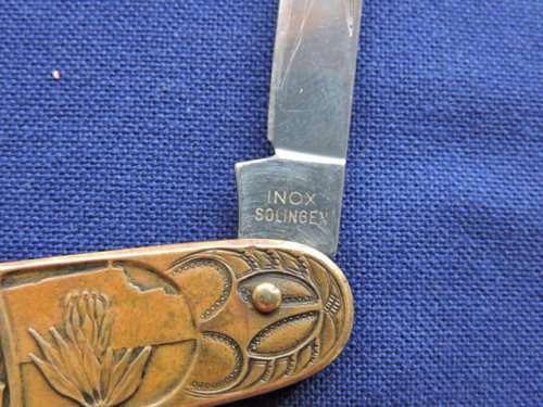Vintage 1652 - 1952 Jan Van Riebeeck pocket knife - INOX Solingen Germany