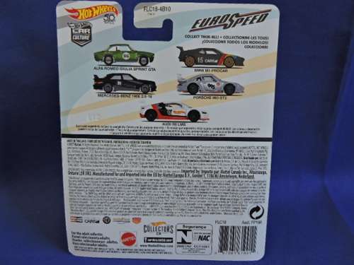 Hot Wheels CAR CULTURE Euro Speed MERCEDES BENZ 190E 2.5-16 full metal with Real Riders........