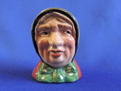 Vintage Beswick England Dickens porcelain Salt pot Sairy Gamp like Royal Doulton