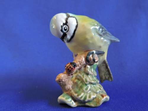 Vintage Beswick Blue Tit and Lady Bird porcelain figurine 992