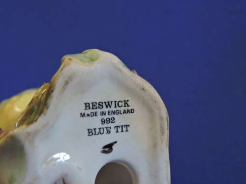 Vintage Beswick Blue Tit and Lady Bird porcelain figurine 992