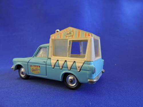 CORGI TOYS Ice Cream Van on FORD Thames but looks like an Anglia like Dinky Toys..