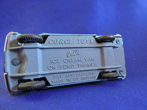 CORGI TOYS Ice Cream Van on FORD Thames but looks like an Anglia like Dinky Toys..