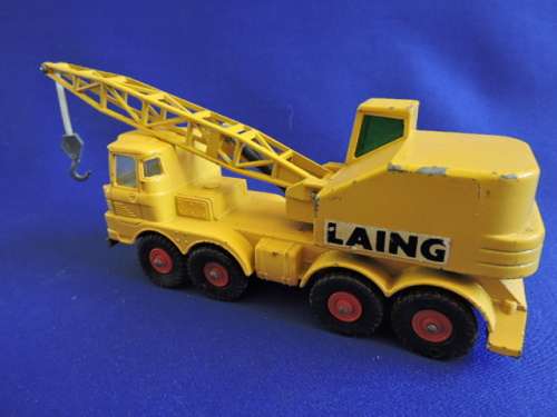 MATCHBOX King size K-12 Laing Mobile Crane Truck Lesney like Dinky and Corgi  # CRAZY LOOK # ....