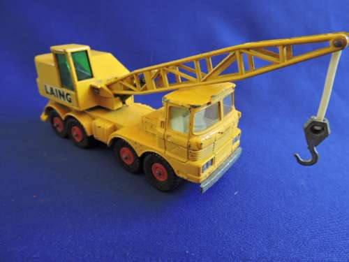 MATCHBOX King size K-12 Laing Mobile Crane Truck Lesney like Dinky and Corgi  # CRAZY LOOK # ....