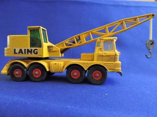 MATCHBOX King size K-12 Laing Mobile Crane Truck Lesney like Dinky and Corgi  # CRAZY LOOK # ....