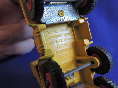 MATCHBOX King size K-12 Laing Mobile Crane Truck Lesney like Dinky and Corgi  # CRAZY LOOK # ....