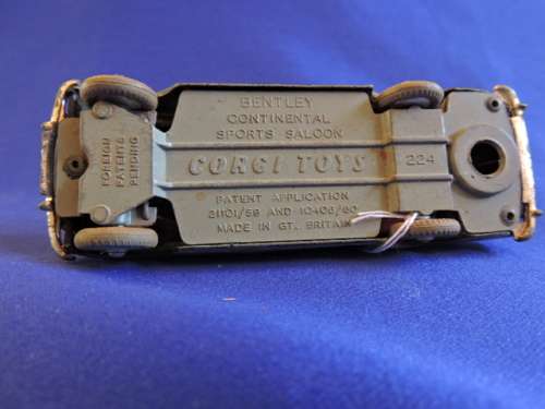 CORGI TOYS 224 Bently Continental Sports Saloon like Dinky Toys..# CRAZY LOOK #...