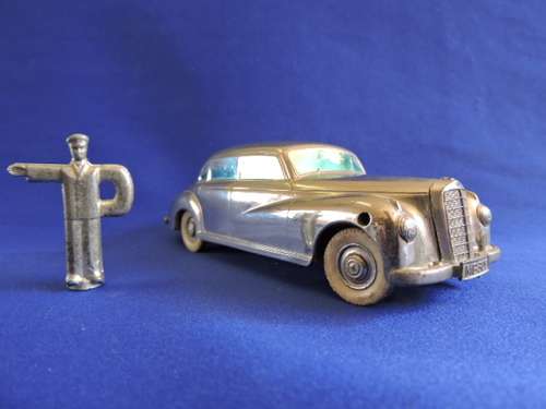 PRAMETA Mercedes Benz 300 with Key German made Unlike Corgi and Dinky Toys.  # CRAZY LOOK #....