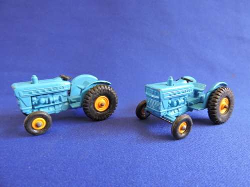 Matchbox Lesney 39 FORD TRACTOR X 2 like Hot Wheels