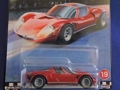 Hot Wheels ALFA ROMEO 33 Stradale Full metal with Real Rider Tyres  ....