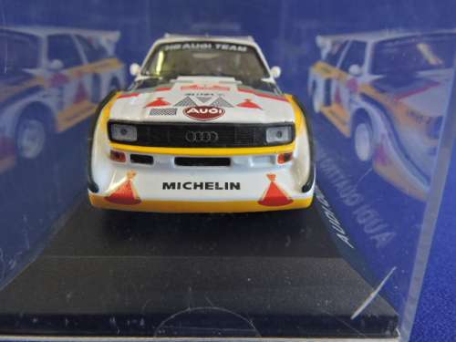 AUDI Quattro Sport E2  Geistdorfer and Rohrl  Sanremo racing 1985 rally 1:43..