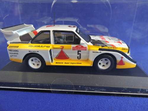AUDI Quattro Sport E2  Geistdorfer and Rohrl  Sanremo racing 1985 rally 1:43..