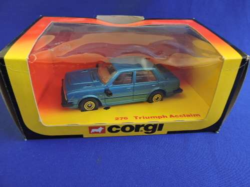 Corgi 276 TRIUMPH ACCLAIM looks like SA Honda Ballade Like mint in ORIGINAL BOX.