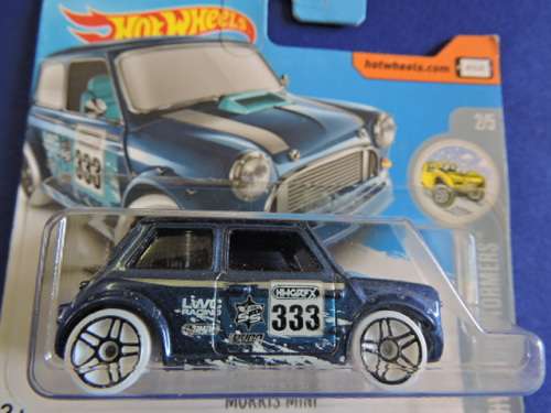 Hot Wheels MORRIS MINI Snow Stormers 333 Dark Blue  # MINI MANIA #  # HW BLOW OUT SALE #