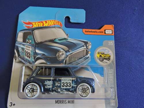 Hot Wheels MORRIS MINI Snow Stormers 333 Dark Blue  # MINI MANIA #  # HW BLOW OUT SALE #