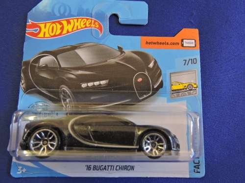 Hot Wheels BUGATTI CHIRON (Black) Supercar ...