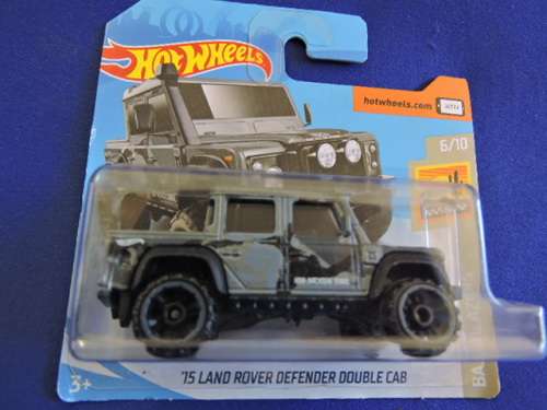 Hot Wheels Land Rover Defender 110 Double Cab (Grey Camo)  # BAKKIE BONANZA #......