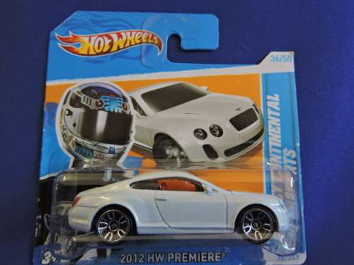 Hot Wheels BENTLEY Continental Supersports ( White ) Supercar.