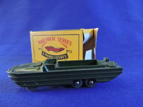Matchbox Moko Lesney #55 DUKW Amphibian Bus with original Box....