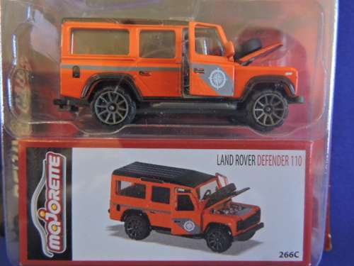 Majorette Land Rover Defender 110 ( Orange ) MIB  # BAKKIE BONANZA #..Like Hot Wheels