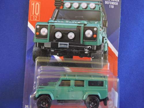 Matchbox LAND ROVER Defender 110  ( UK 10/12 Bottle Green) Like Hot Wheels.........+