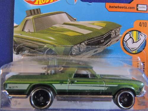 Hot Wheels Chevy Chevrolet EL CAMINO Pickup ( Green ) # CHEVY BLOW OUT SALE #