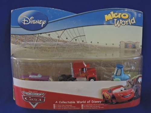 Disney Pixar Micro World CARS Chev, Forklift and Truck  Not Hot Wheels