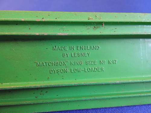 Matchbox Lesney Super Kings K- 17 Dyson Low Loader.
