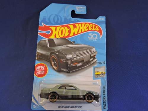 Hot Wheels NISSAN Skyline R30 ( Grey) Long Card like Datsun.