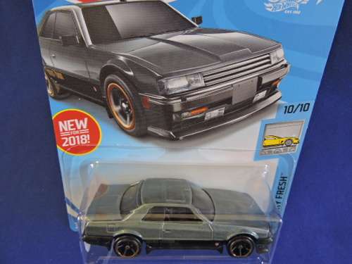 Hot Wheels NISSAN Skyline R30 ( Grey) Long Card like Datsun.