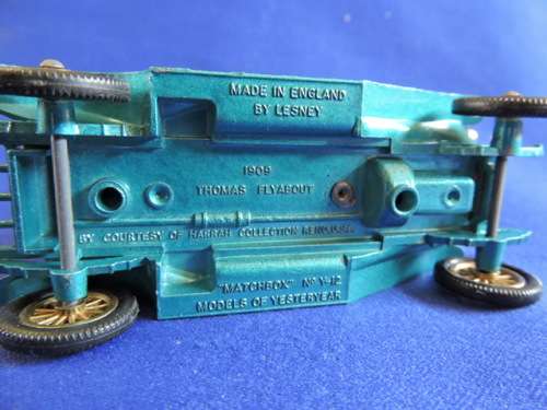 Matchbox Models of Yesteryear Y-12  1909 THOMAS FLYABOUT  MIB..