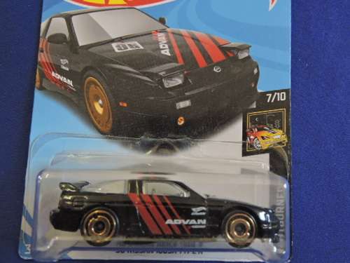 Hot Wheels Nissan 180 SX Type X ( Advan Black ) like Datsun..